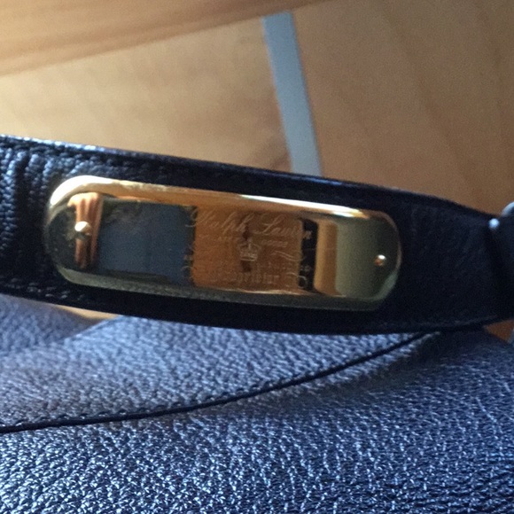 Ralph Lauren Collection Black leather purse bag Made in Italy - Picture 5 of 12